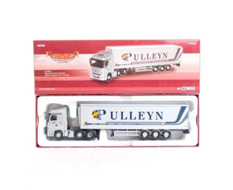  Corgi Mercedes Actros Container - Pulleyn Transport LTD | Scale: 1:50 | Model Code: CC13823 | Certificate: Yes | Lot Conditi