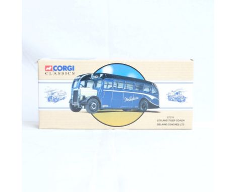  Corgi Leyland Tiger Coach - Delaine Coaches LTD | Scale: 1:50 | Model Code: 97216 | Certificate: Yes | Lot Condition: Good |