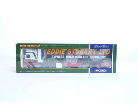  Corgi DAF XF Super Space Curtianside Trailer - Eddie Stobart | Scale: 1:50 | Model Code: CC13201 | Certificate: Yes | Lot Co