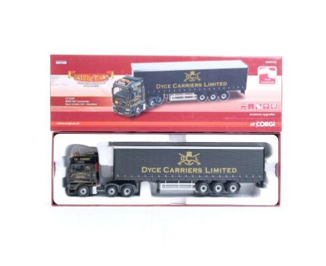  Corgi MAN TGX Curtianside - Dyce Carriers LTD - Aberdeen | Scale: 1:50 | Model Code: CC15201 | Certificate: Yes | Lot Condit