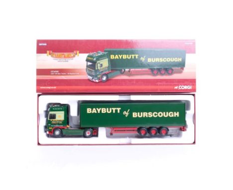  Corgi DAF 105 Box Trailer - W Baybutt LTD | Scale: 1:50 | Model Code: CC14101 | Certificate: Yes | Lot Condition: Good | Mir