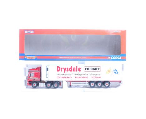  Corgi DAF CF Fridge Trailer - Drysdale Freight Cockburnspath | Scale: 1:50 | Model Code: CC13606 | Certificate: Yes | Lot Co