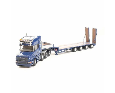  Tekno Scania T580 With Low Loader Trailer - PSH | Scale: 1:50 | Model Code:  | Certificate: No | Lot Condition: Good | Mirro