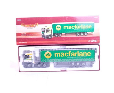  Corgi MAN TGA - Macfarlane Transport | Scale: 1:50 | Model Code: CC13429 | Certificate: Yes | Lot Condition: Good  | Mirrors