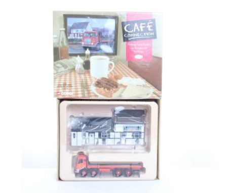  Corgi Café Connection - AEC MKV Mammoth Major Platform Lorry - Siddle Cook - The Lazy Trout | Scale: 1:50 | Model Code: CC11