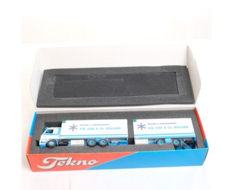  Tekno Scania Reefer Trailer Draw Bar - P.B. Kok | Scale: 1:50 | Model Code: 55018 | Certificate: Yes | Lot Condition: Good |