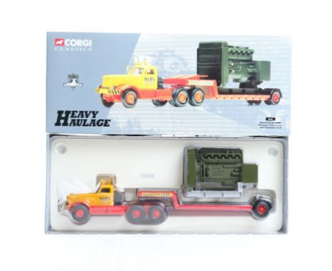  Corgi Diamond T Low Loader With Generator - Elliotts Of York | Scale: 1:50 | Model Code: 55501 | Certificate: Yes | Lot Cond