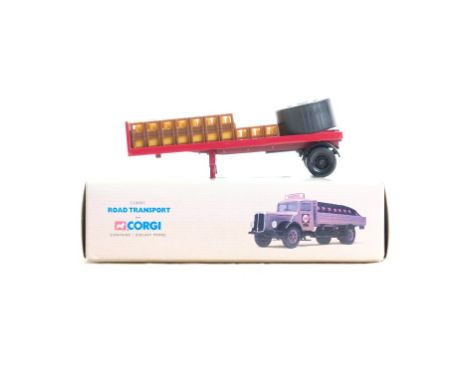  Corgi Spares - Flatbed Trailer & bottle load / Cable Reel | Scale: 1:50 | Model Code:  | Certificate: N/A | Lot Condition: G