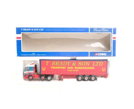  Corgi Leyland DAF 85 Curtainside - T.Brady & Son LTD | Scale: 1:50 | Model Code: 75408 | Certificate: Yes | Lot Condition: G