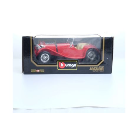  Bburago Jaguar SS100 (1937) | Scale: 1:18 | Model Code: 3006 | Certificate: No | Lot Condition: Good | Mirrors: Attached