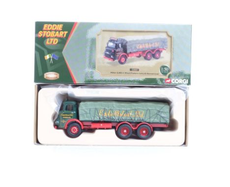  Corgi Albion (LAD) 6 Wheel Platform Lorry & Sheeted Load - Eddie Stobart | Scale: 1:50 | Model Code: 23602 | Certificate: Ye