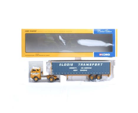  Corgi Volvo F88 Tautliner - Elddis Transport LTD, Consett | Scale: 1:50 | Model Code: CC13103 | Certificate: Yes | Lot Condi
