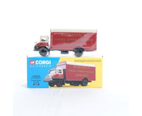  Corgi Thames Trader Box Van - Robsons Of Carlisle | Scale: 1:50 | Model Code: 30304 | Certificate: Yes | Lot Condition: Good