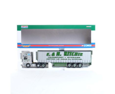  Corgi Foden Alpha Curtainside - Ritchie Transport | Scale: 1:50 | Model Code: CC13906 | Certificate: Yes | Lot Condition: Go