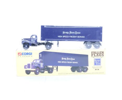  Corgi Mack B Series Semi - Nickle Plate Road | Scale: 1:50 | Model Code: 52303 | Certificate: Yes | Lot Condition: Good | Mi