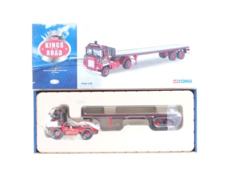  Corgi Scammell Crusader Flatbed Trailer - J.R. Adams | Scale: 1:50 | Model Code: CC12601 | Certificate: Yes | Lot Condition: