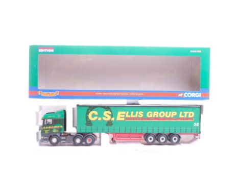  Corgi Scania R Series High Roof Curtainside - C S Ellis (Group) Ltd | Scale: 1:50 | Model Code: CC13703 | Certificate: Yes |