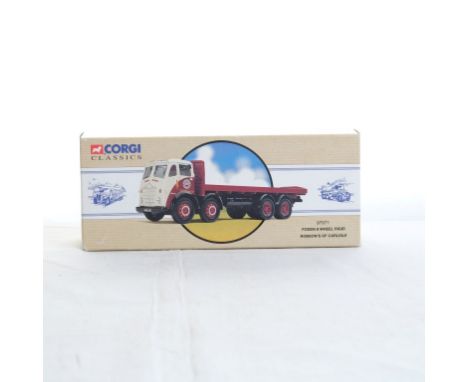  Corgi Foden 8 Wheel Rigid - Robson's Of Carlisle | Scale: 1:50 | Model Code: 97971 | Certificate: Yes | Lot Condition: Good 