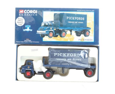  Corgi Thames Trader Platform Trailer & Container - Pickfords | Scale: 1:50 | Model Code: 30501 | Certificate: Yes | Lot Cond