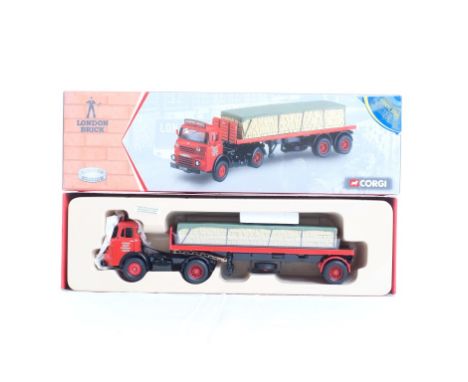  Corgi Albion Chieftain Semi Trailer & Bricks - London Bricks | Scale: 1:50 | Model Code: 23801 | Certificate: Yes | Lot Cond