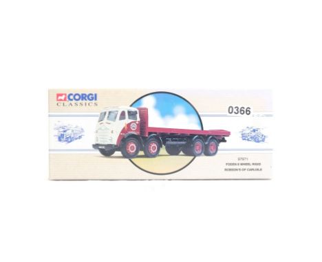  Corgi Foden 8 Wheel Rigid - Robson's Of Carlisle | Scale: 1:50 | Model Code: 97971 | Certificate: Yes | Lot Condition: Good 