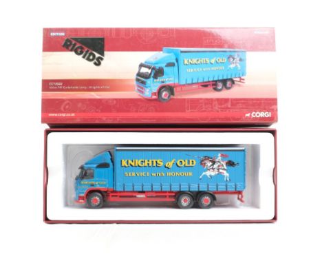  Corgi Volvo FM Curtainside Lorry - Knights Of Old | Scale: 1:50 | Model Code: CC13522 | Certificate: Yes | Lot Condition: Go