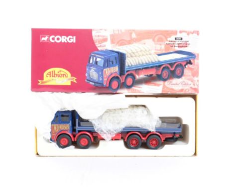  Corgi Albion Caledonian Platform Lorry & Sacks - T.W. Davidson JNR | Scale: 1:50 | Model Code: 26201 | Certificate: Yes | Lo