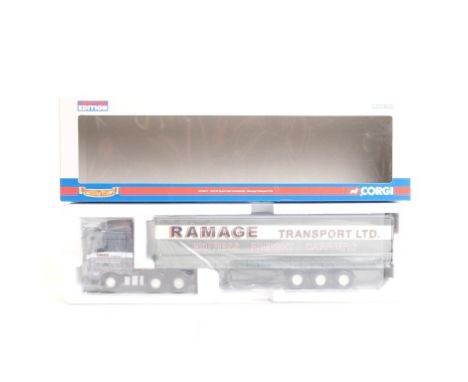  Corgi DAF XF Space Cab Curtainside - Ramage Transport Ltd | Scale: 1:50 | Model Code: CC13217 | Certificate: Yes | Lot Condi