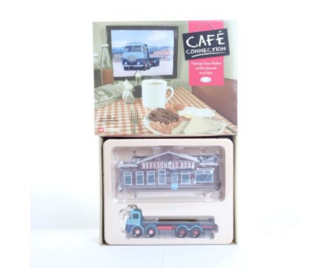  Corgi Café Connection - ERF KV Platform Lorry - Richard Read (Transport) LTD - Coronation Café | Scale: 1:50 | Model Code: C