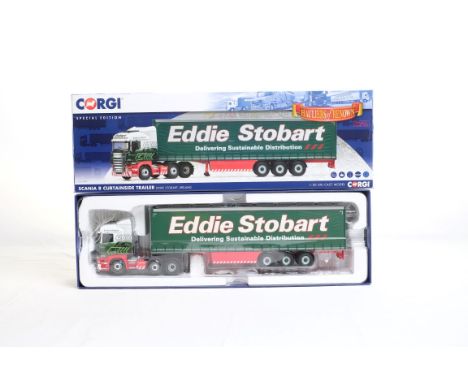  Corgi Scania R Curtianside Trailer - Eddie Stobart | Scale: 1:50 | Model Code: CC13749 | Certificate: No | Lot Condition: Go