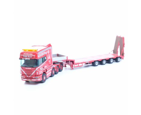  Tekno Scania Longline with lowloader - Carsten Hansen  | Scale: 1:50 | Model Code: 54489 | Certificate: No | Lot Condition: 