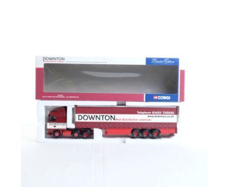  Corgi DAF XF Space Cab Curtianside - C.M. Downton LTD | Scale: 1:50 | Model Code: CC13211 | Certificate: Yes | Lot Condition