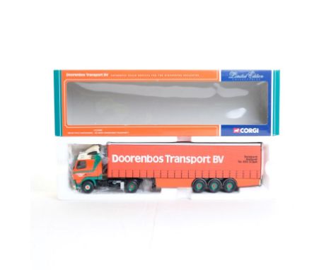  Corgi Volvo FH12 Curtainside - DE Boer (Doorenbos Transport) | Scale: 1:50 | Model Code: CC12408 | Certificate: Yes | Lot Co