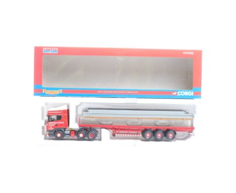  Corgi Scania R Series Flatbed Trailer/Load - Prestons Of Potto | Scale: 1:50 | Model Code: CC13713 | Certificate: Yes | Lot 