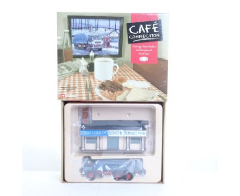  Corgi Café Connection - Albion Reiver Sheeted Platform Lorry - W.H. Malcolm LTD - Jungle Café | Scale: 1:50 | Model Code: CC