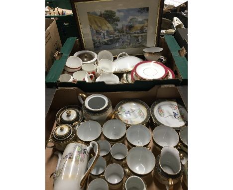 3 BOXES ASSORTED WARE INCLUDING ROYAL WORCESTER CHINA