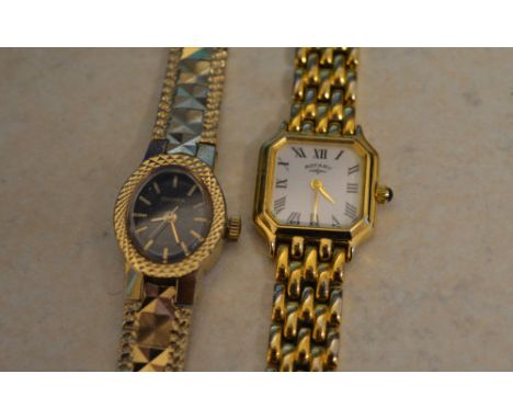 Rotary gold plated wristwatch and a Sekonda wristwatch