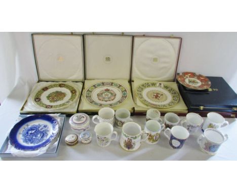 Various commemorative ware inc Spode
