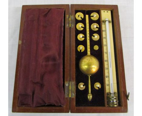 Sikes Hydrometer by Buss, 48 Hatton Gardens, London