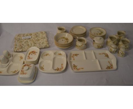 Marks & Spencers harvest part breakfast / dinner service in both ceramic and melamine