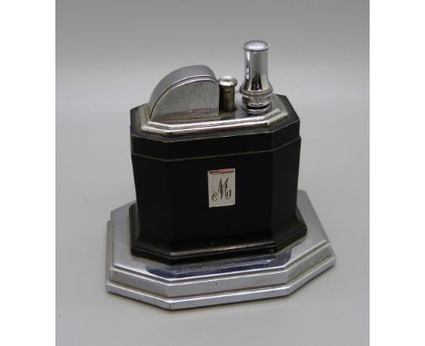 A Ronson touch-tip table lighter 