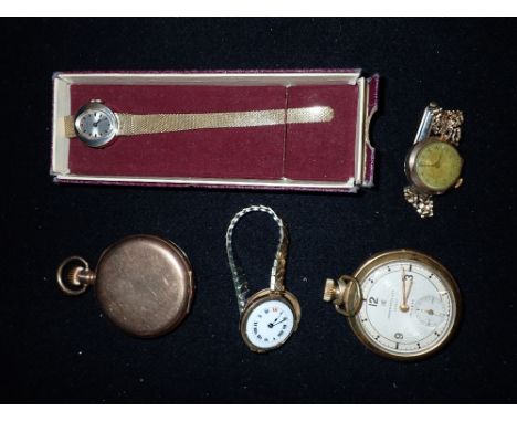 A COLLECTION OF WRISTWATCHES AND POCKET WATCHES, to include a Triumph Ingersoll pocket watch