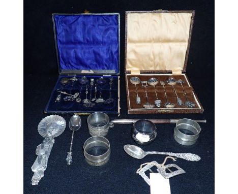 COLLECTION OF MIXED SILVER, including Chinese