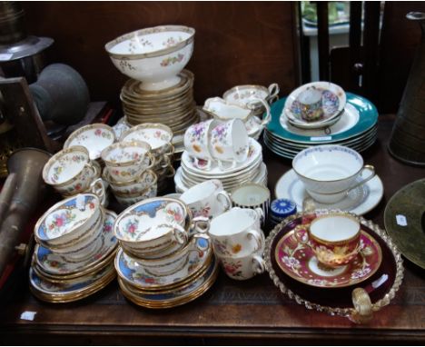 A VICTORIAN TEA SERVICE, other decorative ceramics, and a Venetian glass dish