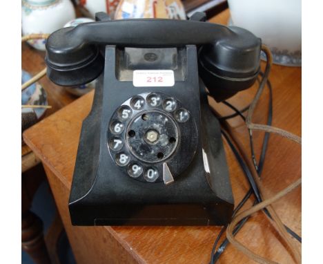 A VINTAGE BAKELITE TELEPHONE