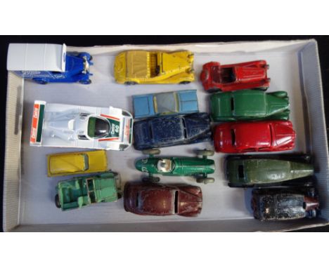 A COLLECTION OF DINKY TOYS, to include an Austin Somerset and similar cars, circa 1950s and later