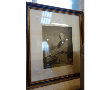 OSWALD BIRLEY; A SIGNED PHOTOGRAPHIC PRINT of 'Henry Wilson' in his army uniform, Circa 1920s