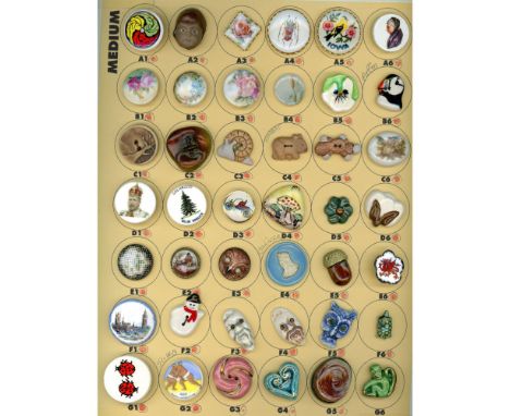 42 Medium size 20th century examples including pictorials. This is a loaded card of assorted styles, types and pictorials. Th