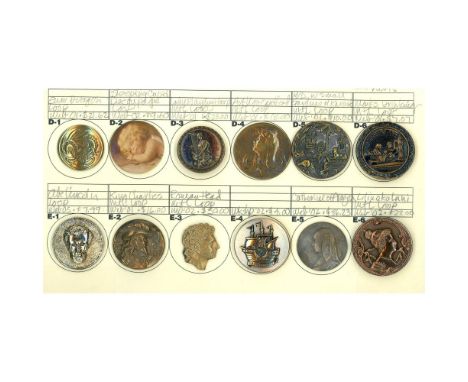 12 Medium 19th &amp; 20th century examples including heads. This card includes a detailed scarce Katherine of Aragon, a nice 