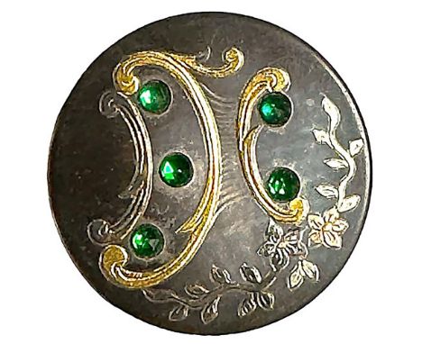 1 Large medium 19th century Art Nouveau design with gilding. Here is a beautifully executed example from the Art Nouveau peri